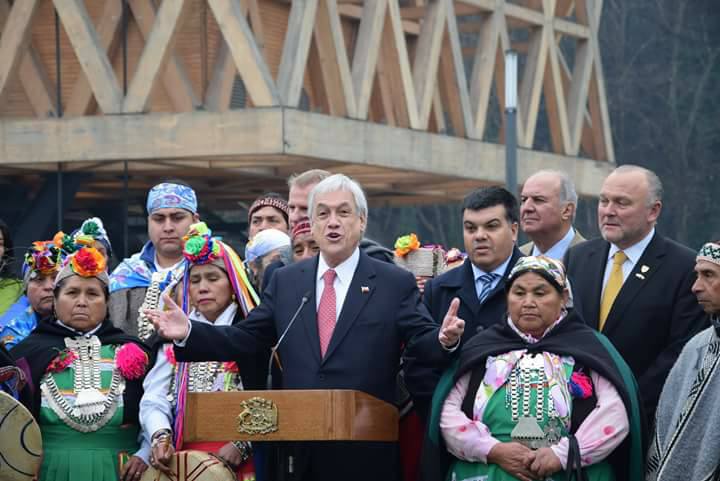 Machi denuncia que fue engañada para asistir a actividad con Piñera y apoya huelga de Celestino Córdova
