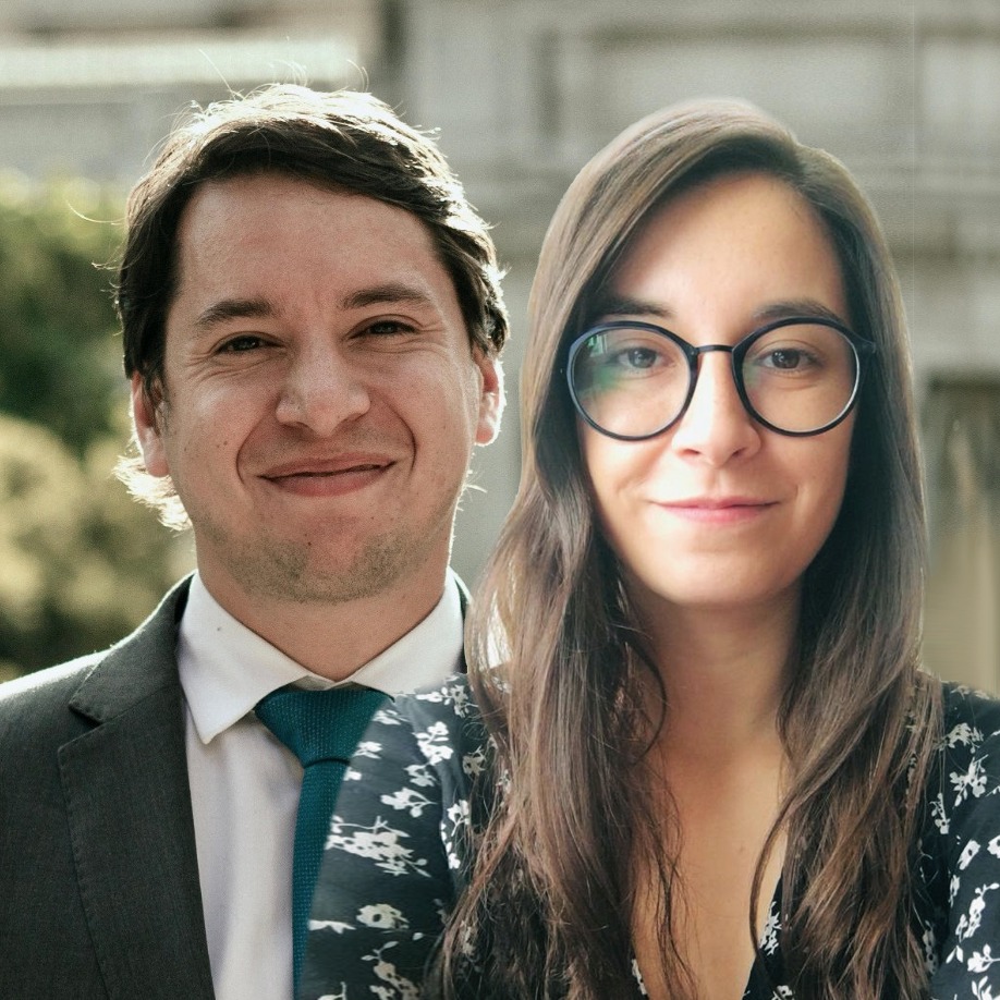 Javiera Petersen y Diego Riquelme