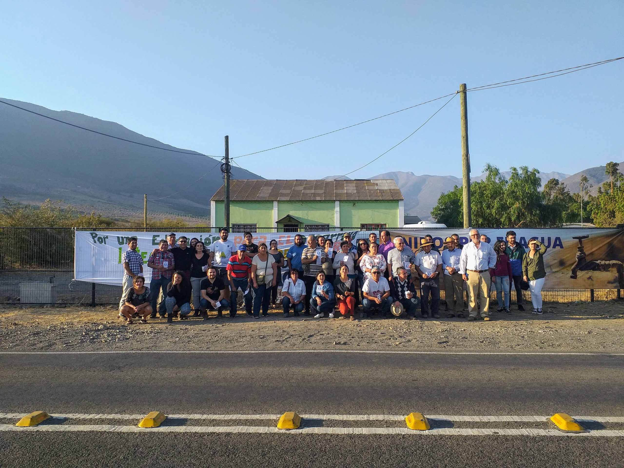 Comunidades rurales de las comunas de Petorca y Cabildo, unidas por el derecho humano al agua