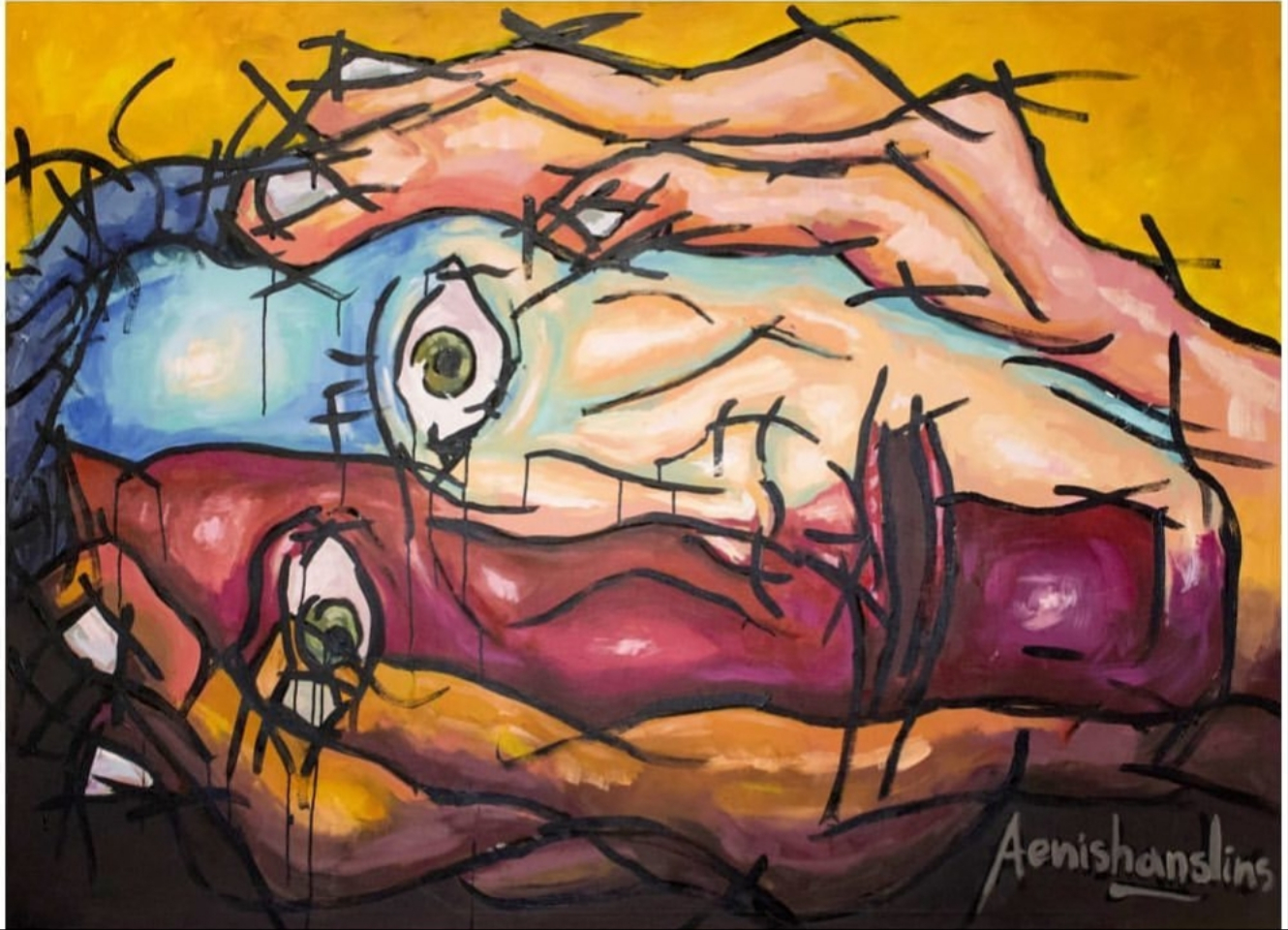 "Temores obsesivos": Artista visual expone obras sobre personas con problemas mentales y los prejuicios hacia ellos