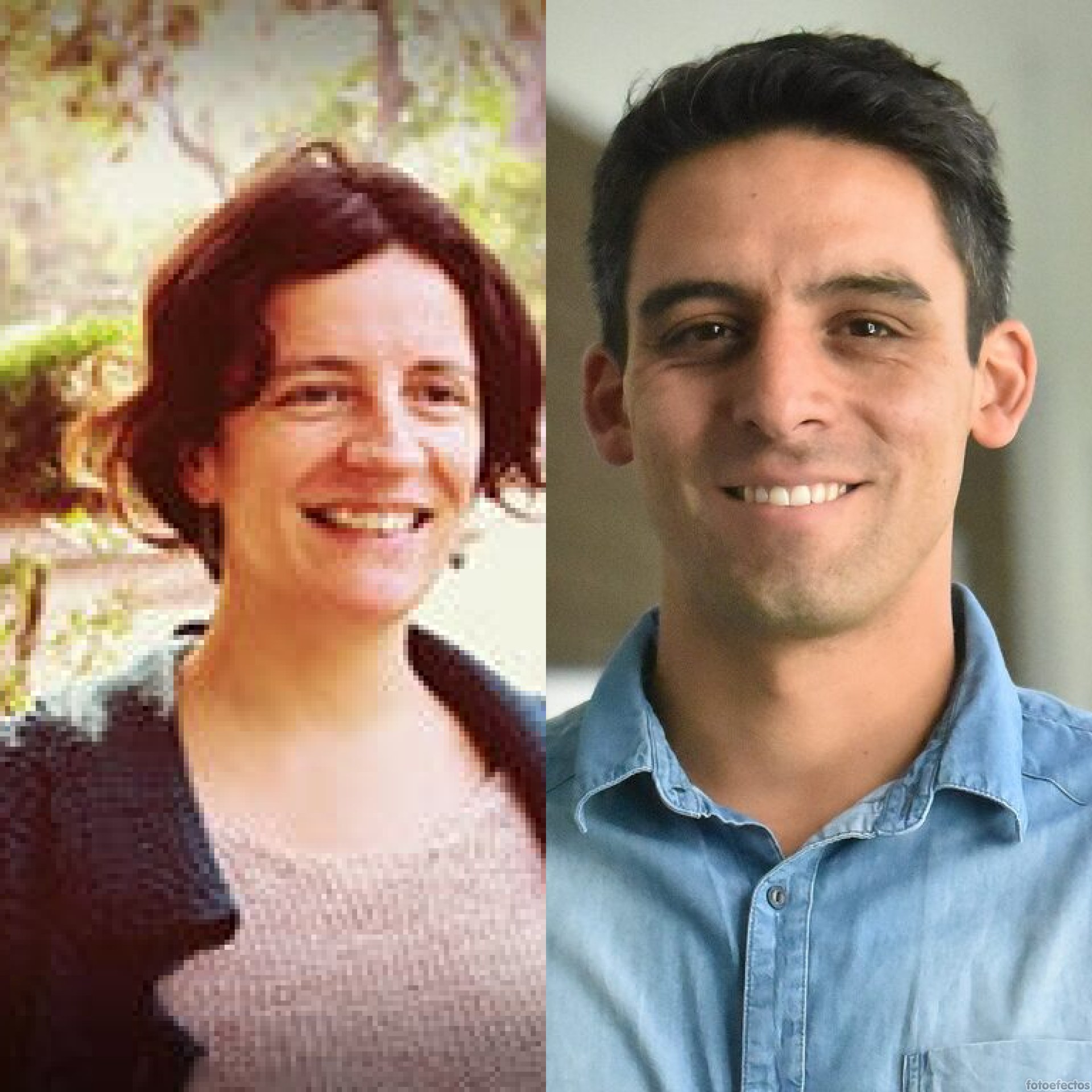 Leonora Reyes y Javier Insunza