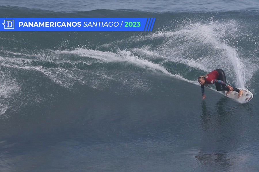 Pese a acción “antideportiva” de su rival, Estela López clasificó en surf